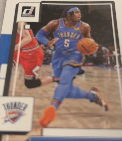 2022-23 Panini Donruss #101 Luguentz Dort Oklahoma City Thunder — front