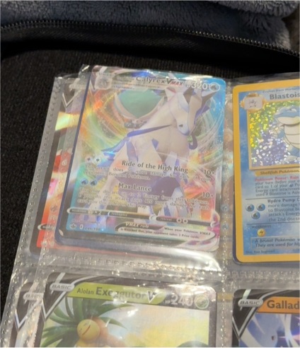 2023 Pokémon TCG Sword & Shield Silver Tempest #SV107 Calyrex VMAX — front