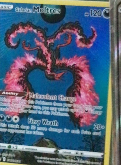 2023 Pokemon TCG SWSH284 Galarian Moltres — front