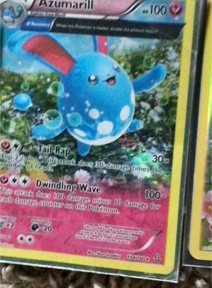 2015 Pokémon XY Primal Clash #104 Azumarill — front