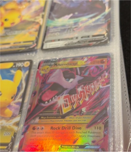 2015 Pokémon XY #122 Mega Aerodactyl EX — front