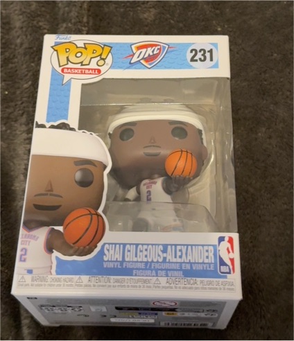 Funko Pop! NBA Shai Gilgeous-Alexander #231 — front