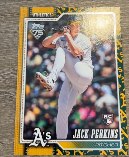 2026 Topps Series 1 #206 Jack Perkins — front
