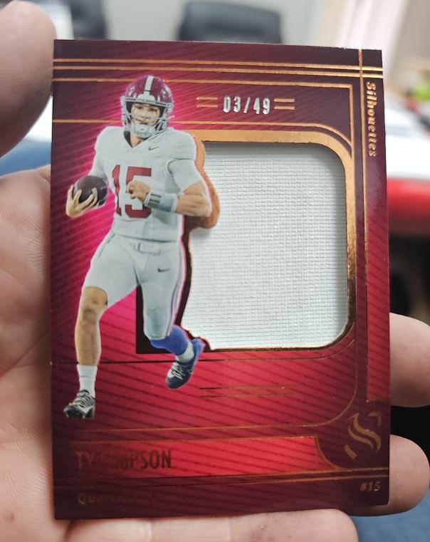 2025 Panini Silhouette #15 Ty Simpson — front
