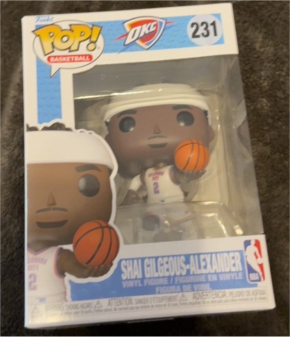 Funko Pop! NBA #231 Shai Gilgeous-Alexander (Home) Oklahoma City Thunder — front