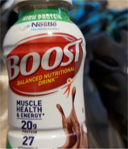 Nestle Boost High Protein Nutritional Drink Chocolate 8 oz Bottle — front