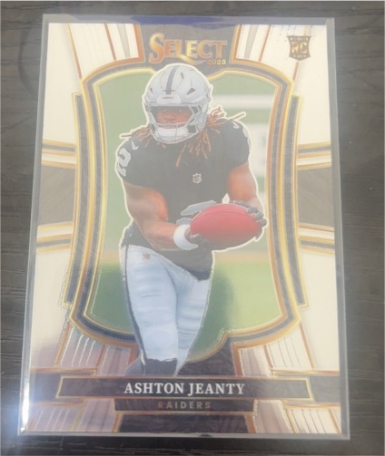 2025 Panini Select #104 Ashton Jeanty Premier Level Rookie — front