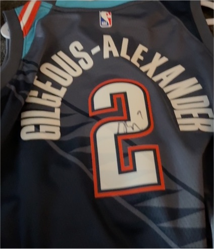 2025-2026 Oklahoma City Thunder #2 Shai Gilgeous-Alexander Jersey — front