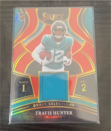 2025 Panini Select #DSM-THR Travis Hunter — front
