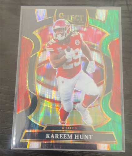2025 Panini Select #7 Kareem Hunt — front