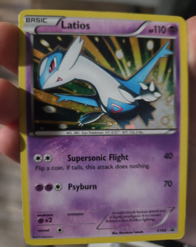 2015 Pokémon XY #XY65 Latios — front