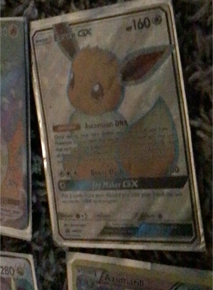 Pokémon SM 2017 #SM242 Eevee GX — front