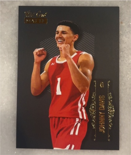 2022 Wild Card Matte #LBC-8 Johnny Davis Limited Base Cards Black — front