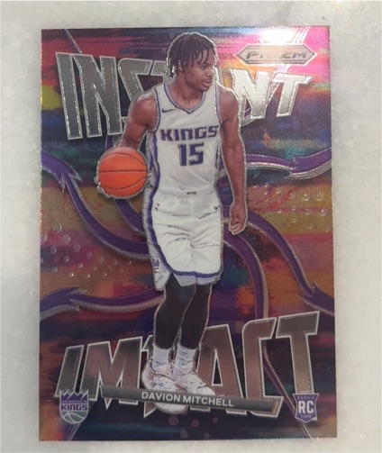 2021-22 Panini Prizm Instant Impact #19 Davion Mitchell — front