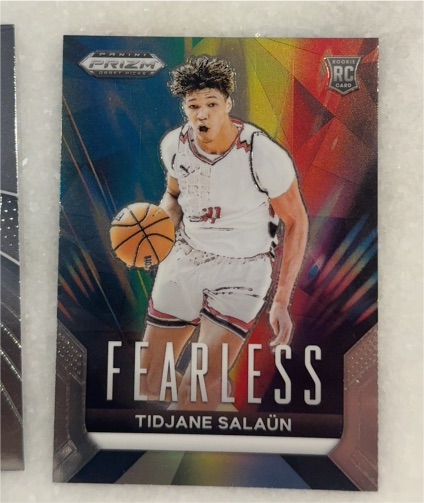 2024 Panini Prizm Draft Picks #4 Tidjane Salaun Fearless — front