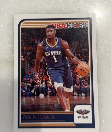 2023-24 Panini NBA Hoops #15 Zion Williamson — front