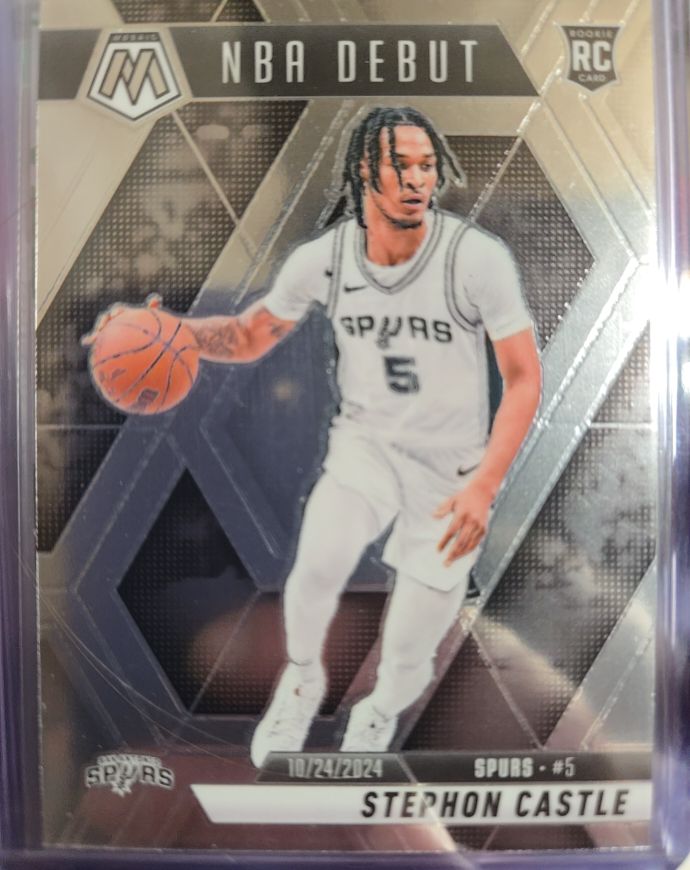 2024-25 Panini Mosaic NBA Debut #267 Stephon Castle — front