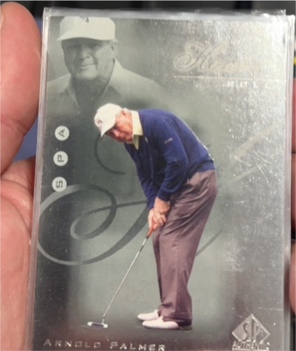 2001 Upper Deck SP Authentic Honor Roll #HR15 Arnold Palmer — front