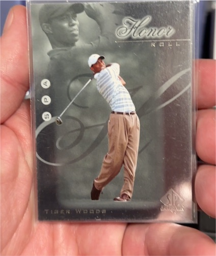 2001 Upper Deck SP Authentic #HR1 Tiger Woods Honor Roll — front