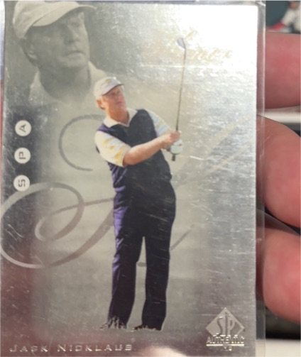 2001 Upper Deck SP Authentic Honor Roll #HR13 Jack Nicklaus — front