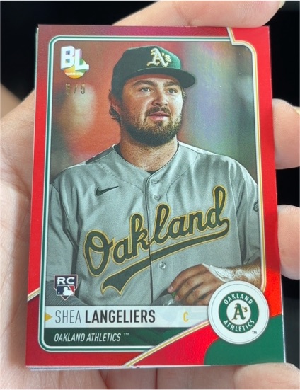 2023 Topps Big League #212 Shea Langeliers — front