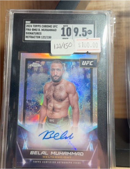 2024 Topps Chrome UFC #FNA-BMU Belal Muhammad — front