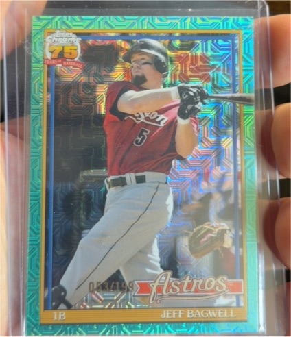 2026 Topps Series 1 #91C-98 Jeff Bagwell Mojo Refractor Houston Astros — front