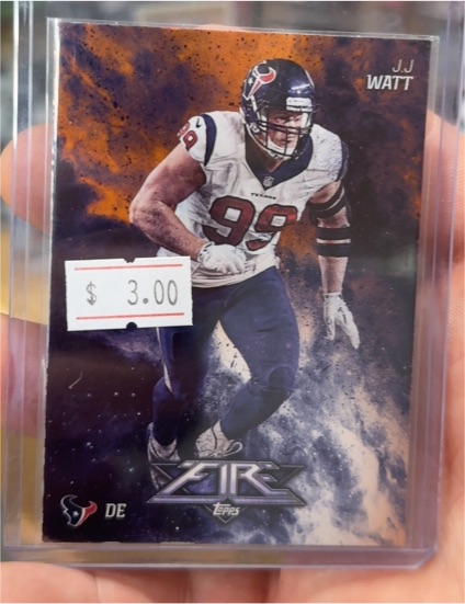 2014 Topps Fire #98 J.J. Watt — front