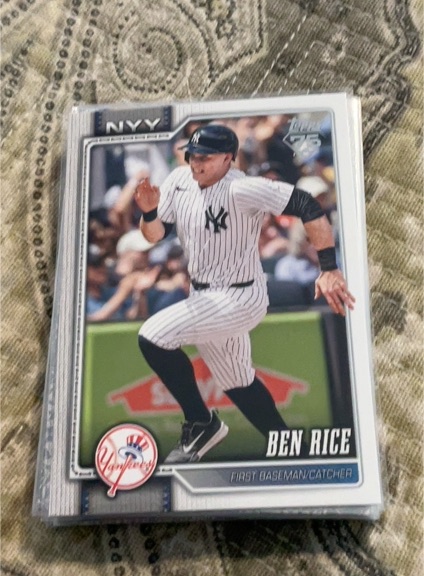 2026 Topps #133 Ben Rice — front
