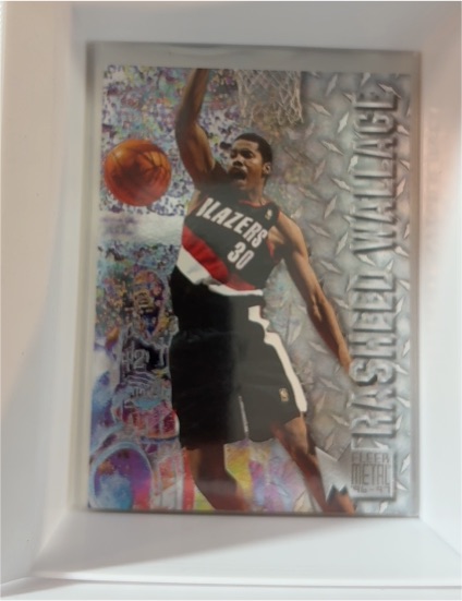 1996-97 Fleer Metal #208 Rasheed Wallace — front