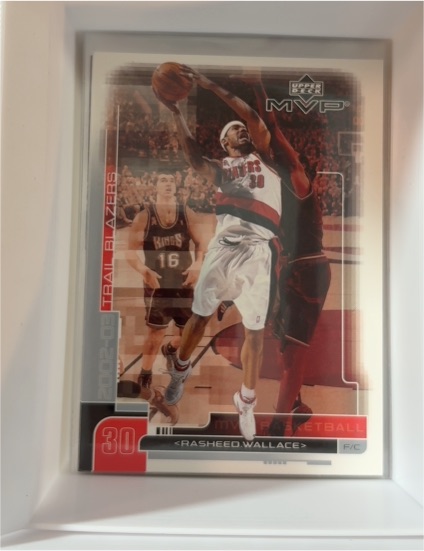 2002 Upper Deck MVP #143 Rasheed Wallace — front