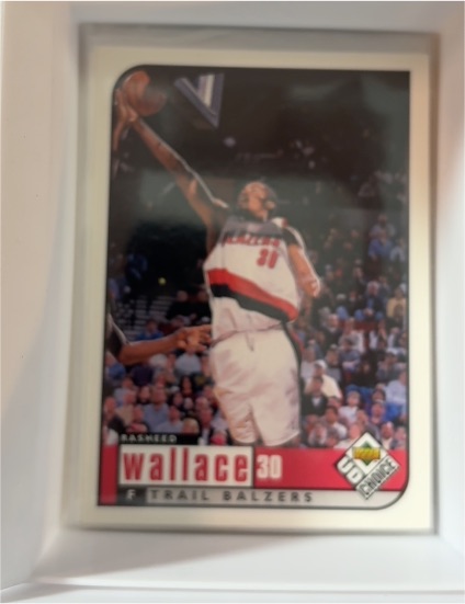 1998-99 Upper Deck UD Choice #118 Rasheed Wallace — front