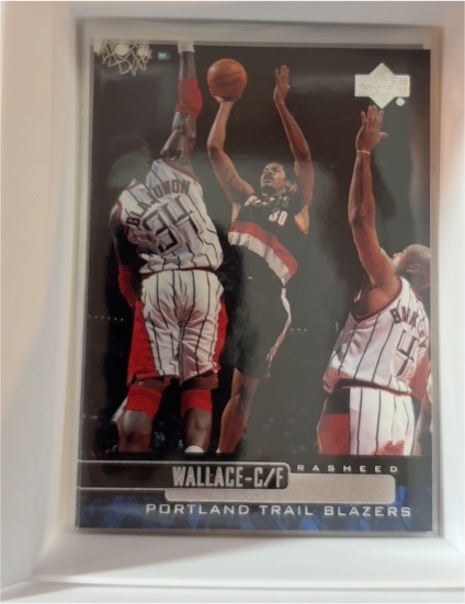 1999-00 Upper Deck #97 Rasheed Wallace — front