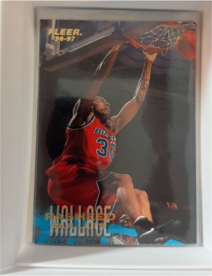 1996-97 Fleer #118 Rasheed Wallace — front