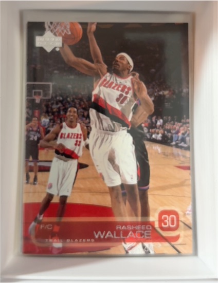 2002-03 Upper Deck #30 Rasheed Wallace — front