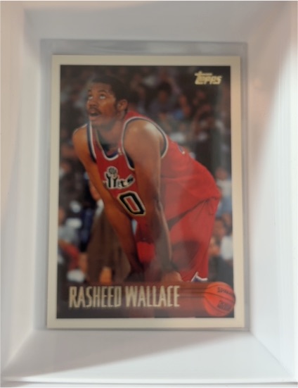 1996-97 Topps #31 Rasheed Wallace — front