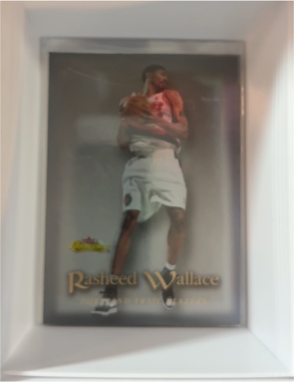 2000-01 Fleer Showcase #16 Rasheed Wallace — front