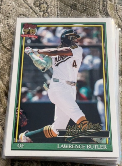 2026 Topps Series 1 #T91-85 Lawrence Butler — front