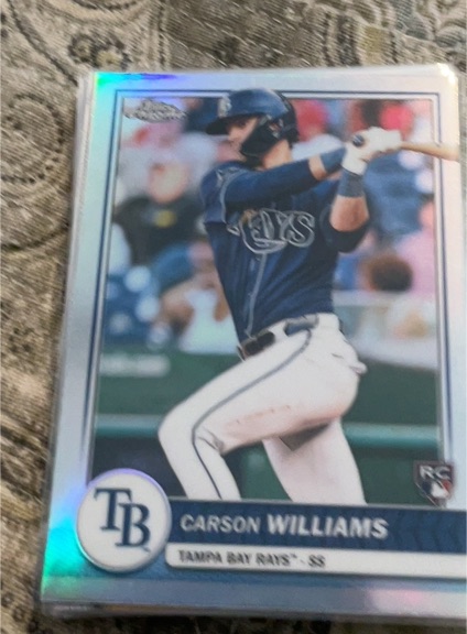 2026 Topps Chrome #8 Carson Williams — front