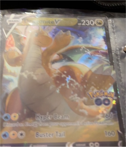 2020 Pokémon TCG Dragonite V #76 — front