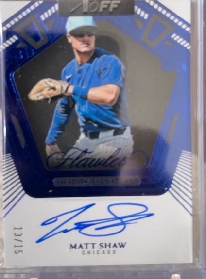 2025 Panini Flawless #13 Matt Shaw — front