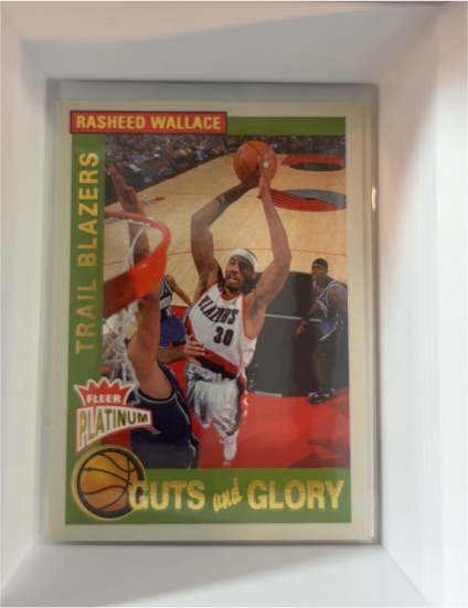 2002-03 Fleer Platinum Guts and Glory #6GG Rasheed Wallace — front