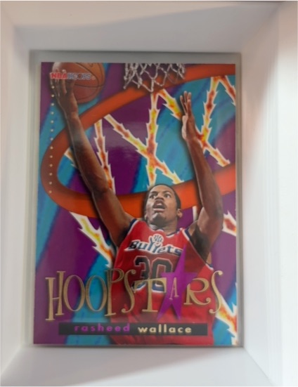 1995-96 NBA Hoops Hoop Stars #HS12 Rasheed Wallace — front