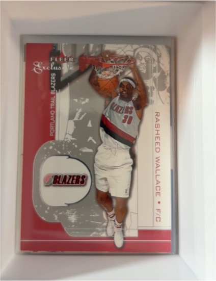 2001-02 Fleer Exclusive #83 Rasheed Wallace — front