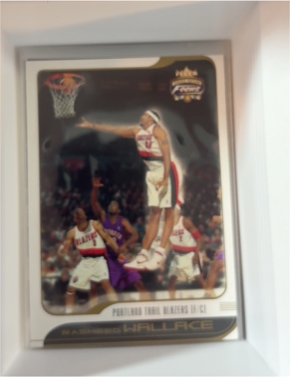 2000 Fleer Focus #16 Rashard Wallace — front