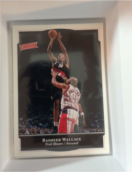 2000-01 Upper Deck Victory #175 Rasheed Wallace — front
