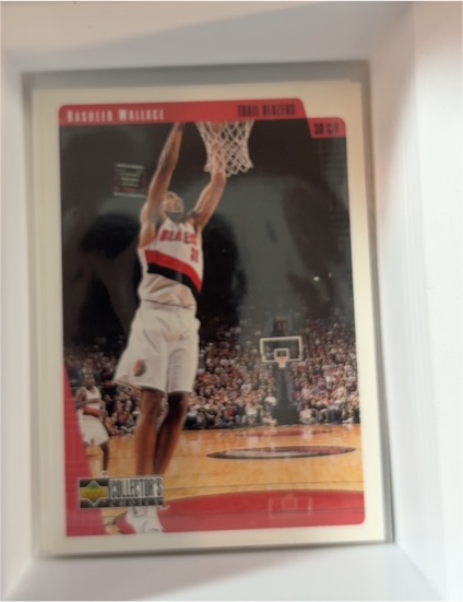 1997-98 Upper Deck Collector's Choice #313 Rasheed Wallace — front