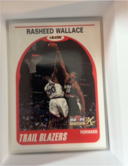 1999-00 Skybox NBA Hoops Decade #180 Rasheed Wallace — front