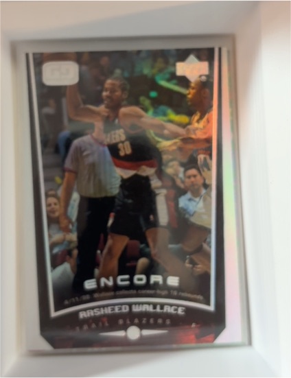 1998-99 Upper Deck Encore #67 Rasheed Wallace — front