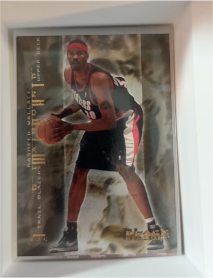 2000-01 Upper Deck Black Diamond #DM7 Rasheed Wallace — front